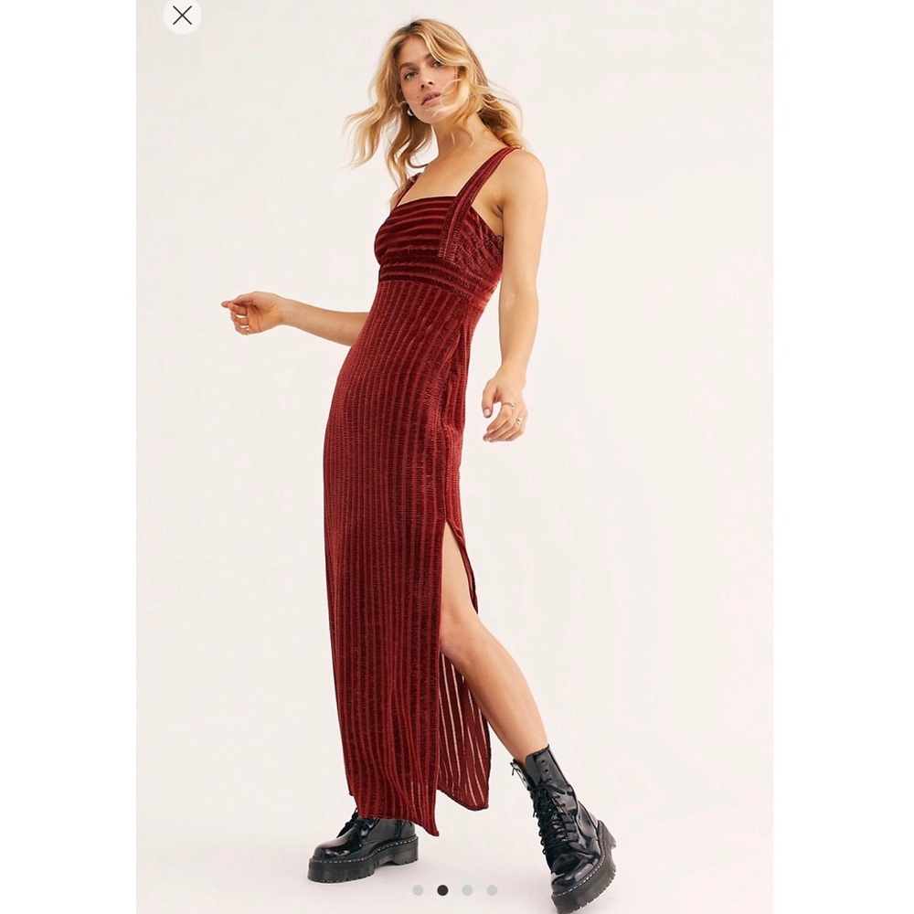 Free People Velvet Maxi Dress - Picture 4 of 4